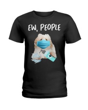 Ew People Dog Wearing A Face Mask Coton de Tulear Ladies T-Shirt tile