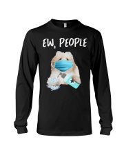 Ew People Dog Wearing A Face Mask Coton de Tulear Long Sleeve Tee tile