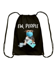 Ew People Dog American Staffordshire Terrier Drawstring Bag tile