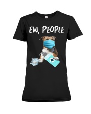 Ew People Dog American Staffordshire Terrier Premium Fit Ladies Tee tile