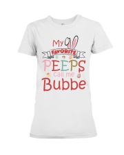 Customize Easter's day Bubbe To Grandma Premium Fit Ladies Tee tile