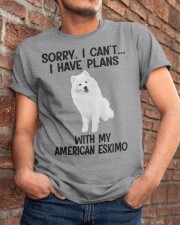 I have plans with my dog American Eskimo Classic T-Shirt apparel-classic-tshirt-lifestyle-26