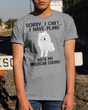 I have plans with my dog American Eskimo Classic T-Shirt apparel-classic-tshirt-lifestyle-29