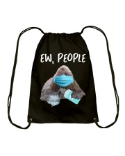 Ew People Dog Wearing A Face Mask komondor Drawstring Bag tile