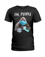 Ew People Dog Wearing A Face Mask komondor Ladies T-Shirt tile