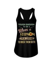Tough Enough To Be A Mom And Stepmom To Mom Ladies Flowy Tank tile
