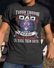 tough enough to be a dad and PAPAW Classic T-Shirt apparel-classic-tshirt-lifestyle-28