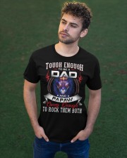 tough enough to be a dad and PAPAW Classic T-Shirt apparel-classic-tshirt-lifestyle-front-43