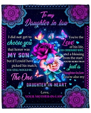 I Didnt Get To Choose U Galaxy To Daughter-In-Law Fleece Blanket - 50" x 60" front