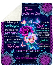 I Didnt Get To Choose U Galaxy To Daughter-In-Law Sherpa Fleece Blanket tile