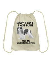 I Have Plans With Cavalier King Charles Spaniel Drawstring Bag tile