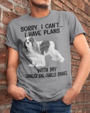 I Have Plans With Cavalier King Charles Spaniel Classic T-Shirt apparel-classic-tshirt-lifestyle-26