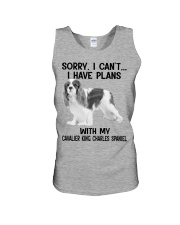 I Have Plans With Cavalier King Charles Spaniel Unisex Tank tile