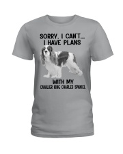 I Have Plans With Cavalier King Charles Spaniel Ladies T-Shirt tile