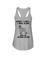 I have plans with my dog Afghan Hound Ladies Flowy Tank tile