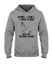 I have plans with my dog Afghan Hound Hooded Sweatshirt tile