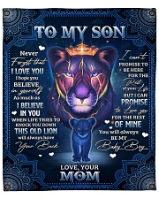 Never Forget That I Love You Lion Mom To Son Fleece Blanket - 50" x 60" front