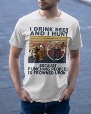 I Drink Beer And I Hunt Son To Dad Classic T-Shirt apparel-classic-tshirt-lifestyle-front-46