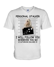 Personal Stalker Komodor V-Neck T-Shirt tile