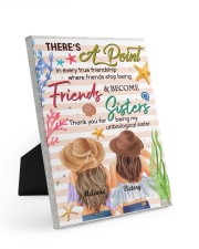 There's A Point In Every True Friendship Custom Easel-Back Gallery Wrapped Canvas tile