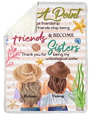 There's A Point In Every True Friendship Custom Sherpa Fleece Blanket tile