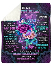 I Did Not Get To Choose You To Daughter-In-Law Sherpa Fleece Blanket tile
