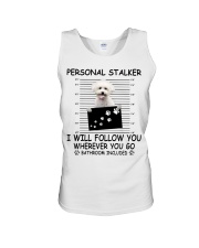 Personal Stalker Bichon Frise Unisex Tank tile