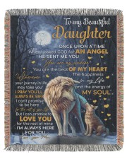 Once Upon A Time I Asked God Mom To Daughter 50x60 - Woven Blanket tile