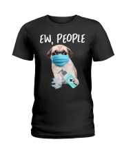 Ew People Pug Ladies T-Shirt tile
