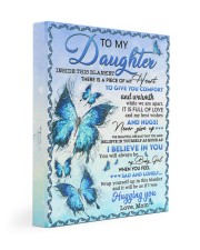 Mom To Daughter Inside This Blanket There Is Piece Gallery Wrapped Canvas Prints tile