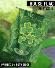 Lucky Shamrock Magic Hat 29.5"x39.5" House Flag aos-house-flag-29-5-x-39-5-ghosted-lifestyle-13