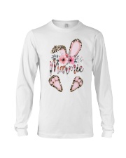 Customize GRANDMA Easter's day Marmie Long Sleeve Tee tile