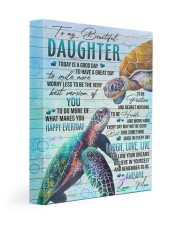 Today Is A Good Day HAve Great Day Mom To Daughter 11x14 Gallery Wrapped Canvas Prints front