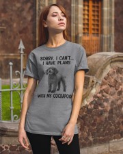 I have plans with my dog Cockapoo Classic T-Shirt apparel-classic-tshirt-lifestyle-06