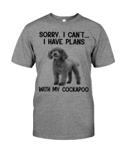 I have plans with my dog Cockapoo Premium Fit Mens Tee tile
