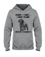I have plans with my dog Cockapoo Hooded Sweatshirt tile