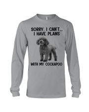 I have plans with my dog Cockapoo Long Sleeve Tee tile