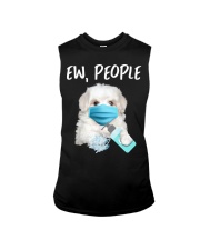 Ew People Dog Wearing A Face Mask Maltese Sleeveless Tee tile