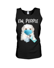 Ew People Dog Wearing A Face Mask Maltese Unisex Tank tile