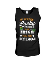 If You're Lucky Enough To Be Irish Patrick's Day Unisex Tank tile