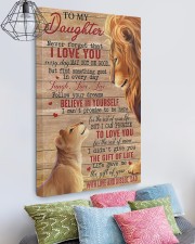 Never Forget That I Love You Lion Dad To Daughter 20x30 Gallery Wrapped Canvas Prints aos-canvas-pgw-20x30-lifestyle-front-02