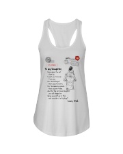Even When I'm Not Close By Dad To Daughter Ladies Flowy Tank tile