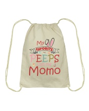 Customize Easter's day Momo To Grandma Drawstring Bag tile