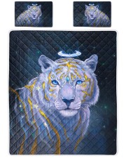 Tiger 3D Queen Quilt Bed Set front