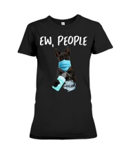 Ew People Dog Scottish Terrier Premium Fit Ladies Tee tile