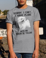 I have plans with my dog Coton de Tulear Classic T-Shirt apparel-classic-tshirt-lifestyle-29