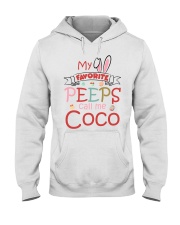 Easter's Day My Favorite Peeps Coco To Grandma Hooded Sweatshirt tile