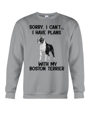 I Have Plans With My Boston Terrier Crewneck Sweatshirt tile