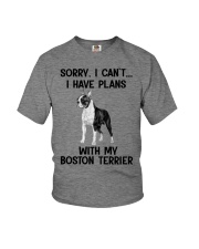 I Have Plans With My Boston Terrier Youth T-Shirt tile