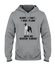 I Have Plans With My Boston Terrier Hooded Sweatshirt tile